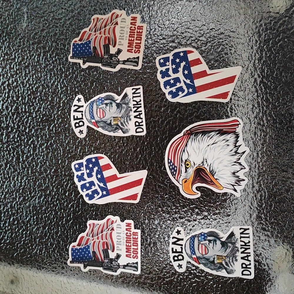 Stickers - Patriotic Pack - #35 - Set of 7 - NWOT